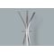 Monarch Specialties Coat Rack, Hall Tree, Free Standing, 3 Hooks, Entryway, 72"H, Bedroom, Metal, Grey, Contemporary I 2015 - alternate 3